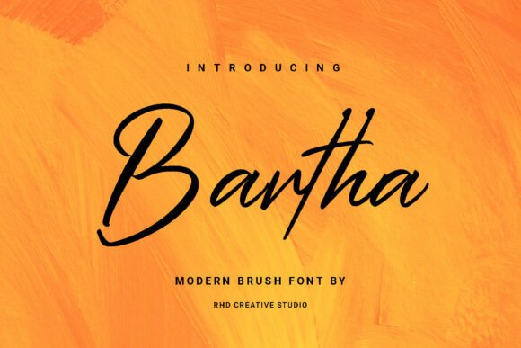 Bartha: A Script Font That Breathes Life Into Branding