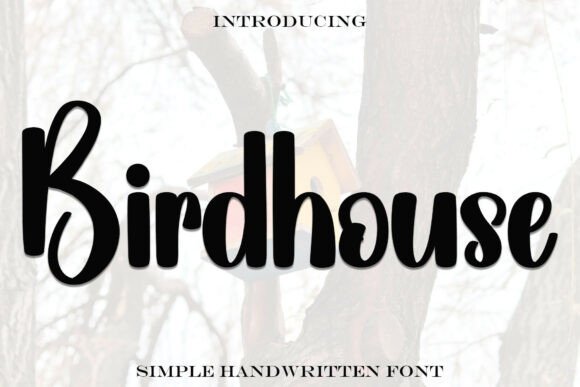 Birdhouse: A Script Font for Campaign Creativity