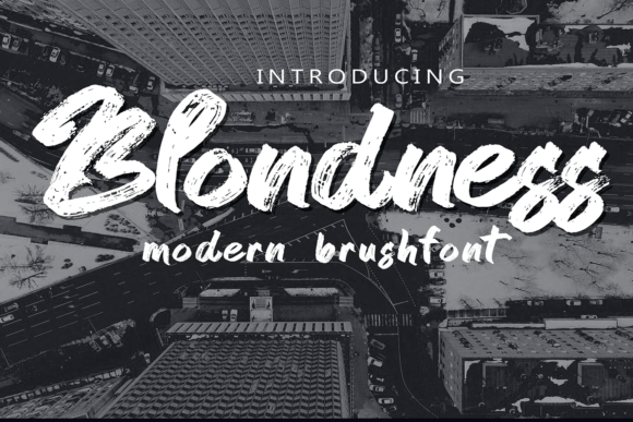 Blondness: A Font for Crafting with Character