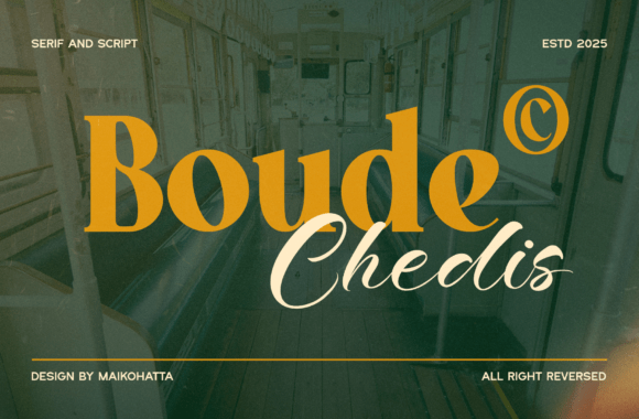Boude Chedis: A Serif Font That Elevates Brand Identity