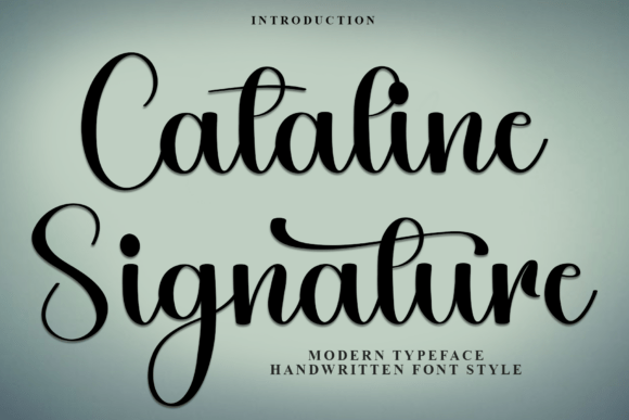 Cataline Signature: A Script Font with Soul