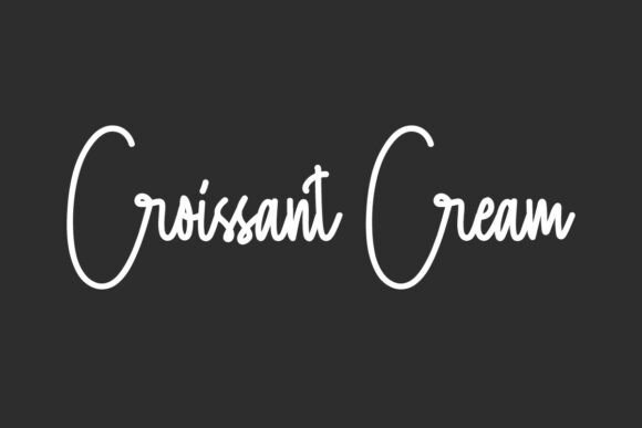 Croissant Cream Font: A Stylish Script for Digital Marketing