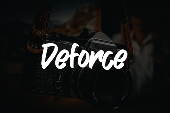 Deforce: The Font That Elevates Your Brand