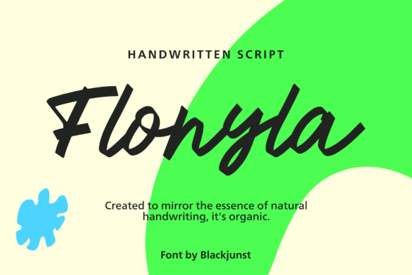 Flonyla: A Warm Handwritten Script for Branding