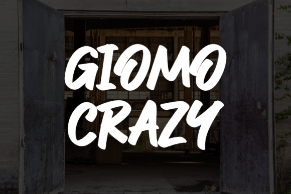 Giomo Crazy: The Font That Elevates Your Brand’s Visual Voice