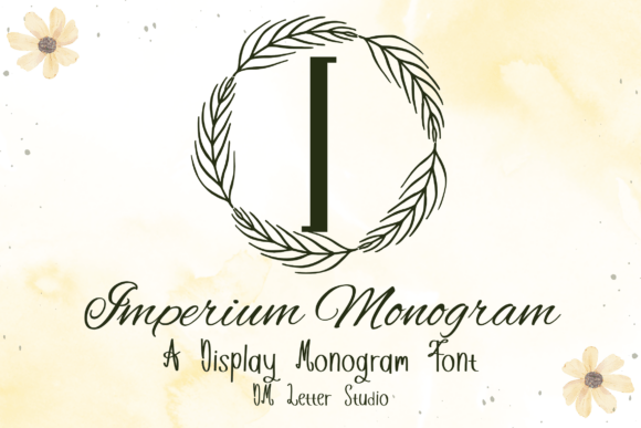 Imperium Monogram: A Serif Font for Editorial Sophistication
