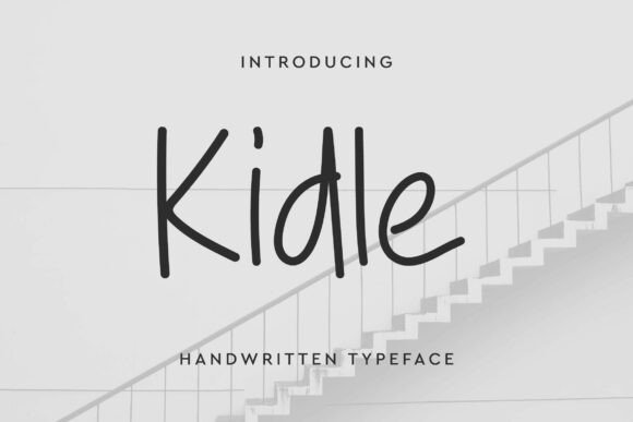 Kidle: A Handwritten Font for Creative Crafters