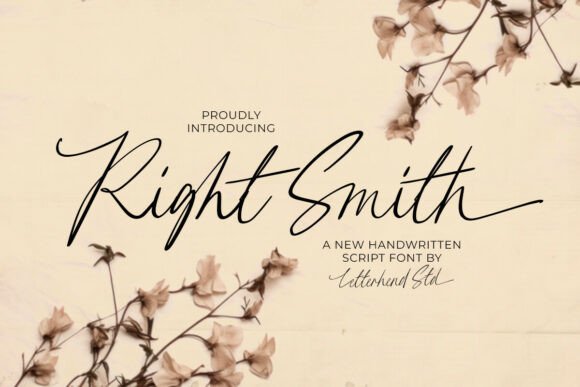 Right Smith: A Script Font That Elevates Brand Campaigns