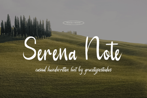 Serena Note: A Handwritten Font for Editorial Design