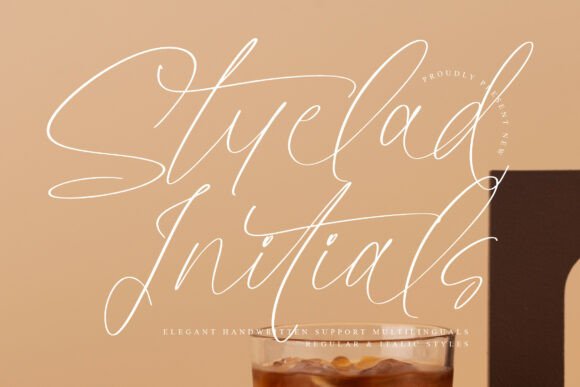 Styelad Initials: A Script Font for Modern Web Design