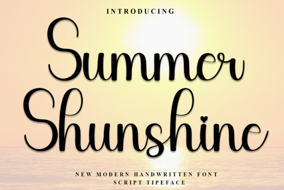 Summer Shunshine: A Font for Warm, Friendly Campaigns