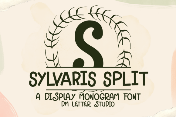Sylvaris Split Monogram: A Font for Editorial Elegance