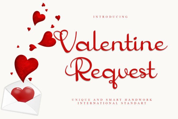 Valentine Request: A Font That Adds Heart to Your Brand