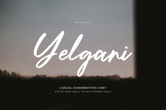 Yelgani: A Handwritten Font for Authentic Web Design
